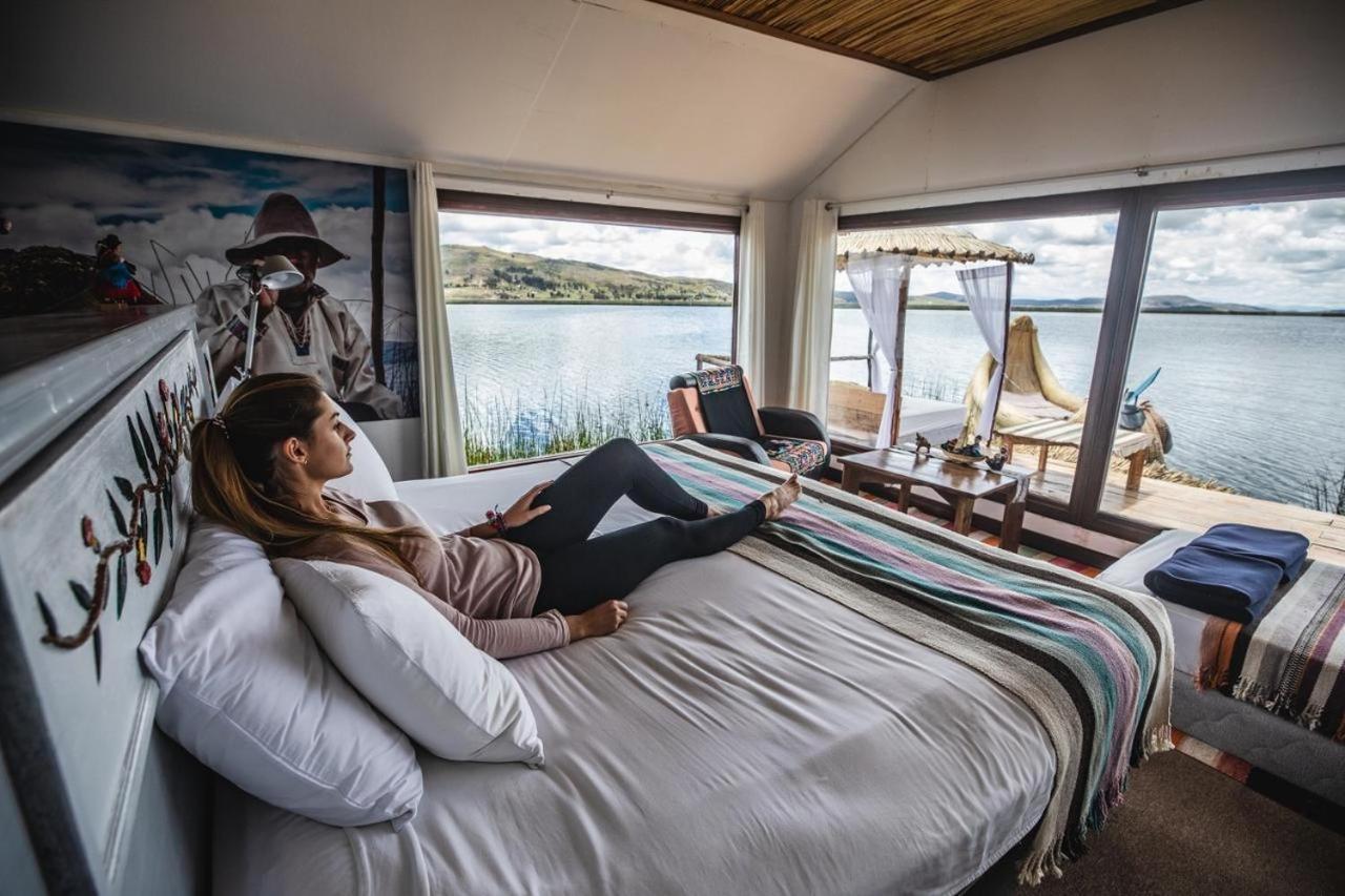 Uros Kay Pacha Lodge Puno Esterno foto