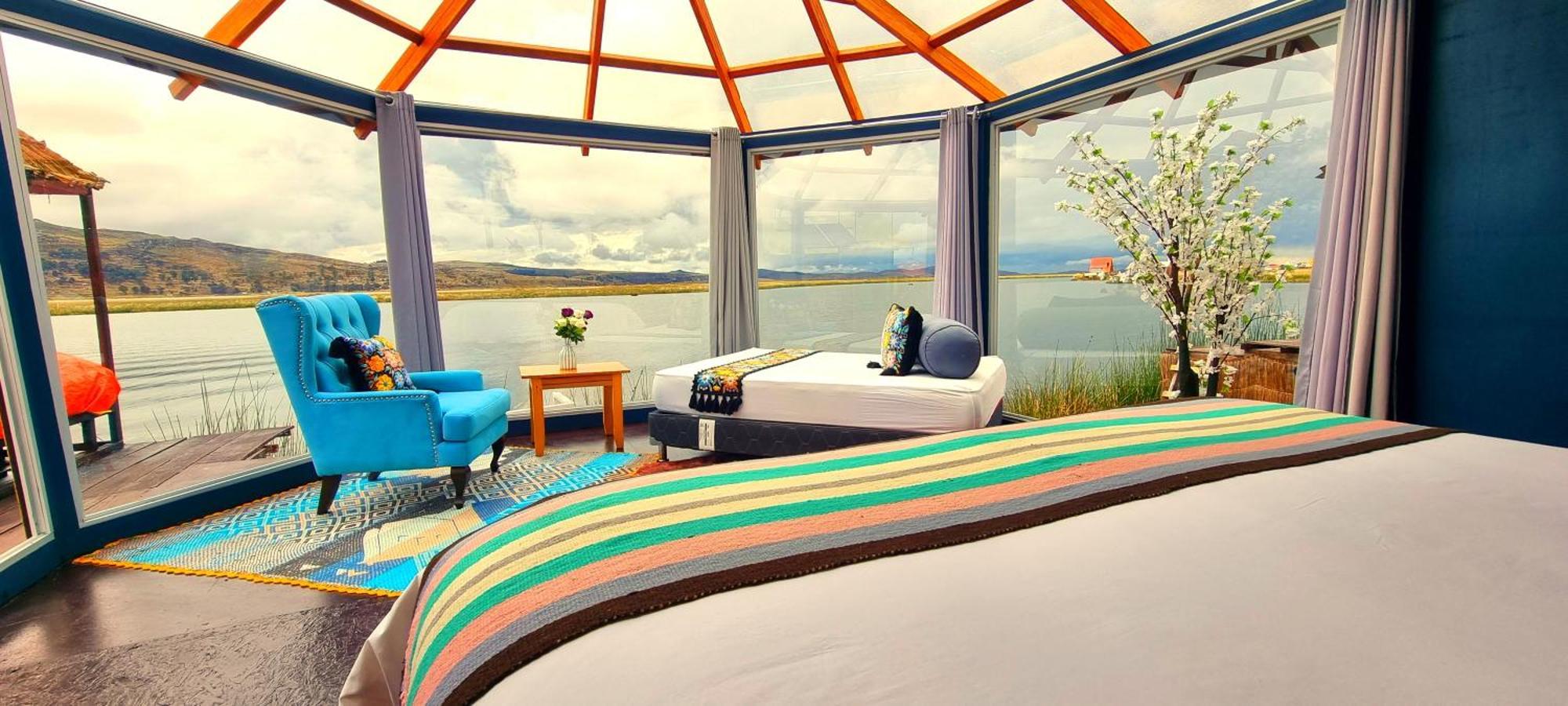 Uros Kay Pacha Lodge Puno Camera foto