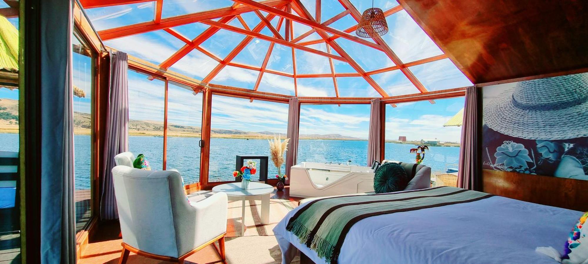 Uros Kay Pacha Lodge Puno Camera foto