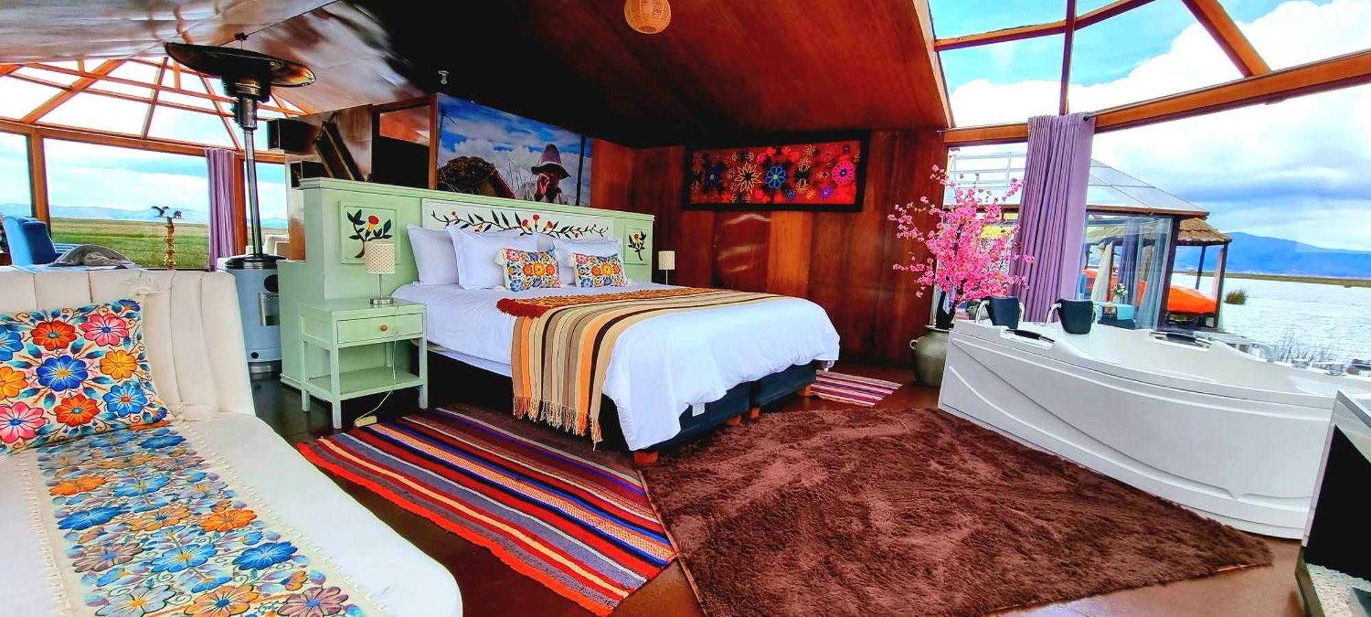 Uros Kay Pacha Lodge Puno Camera foto