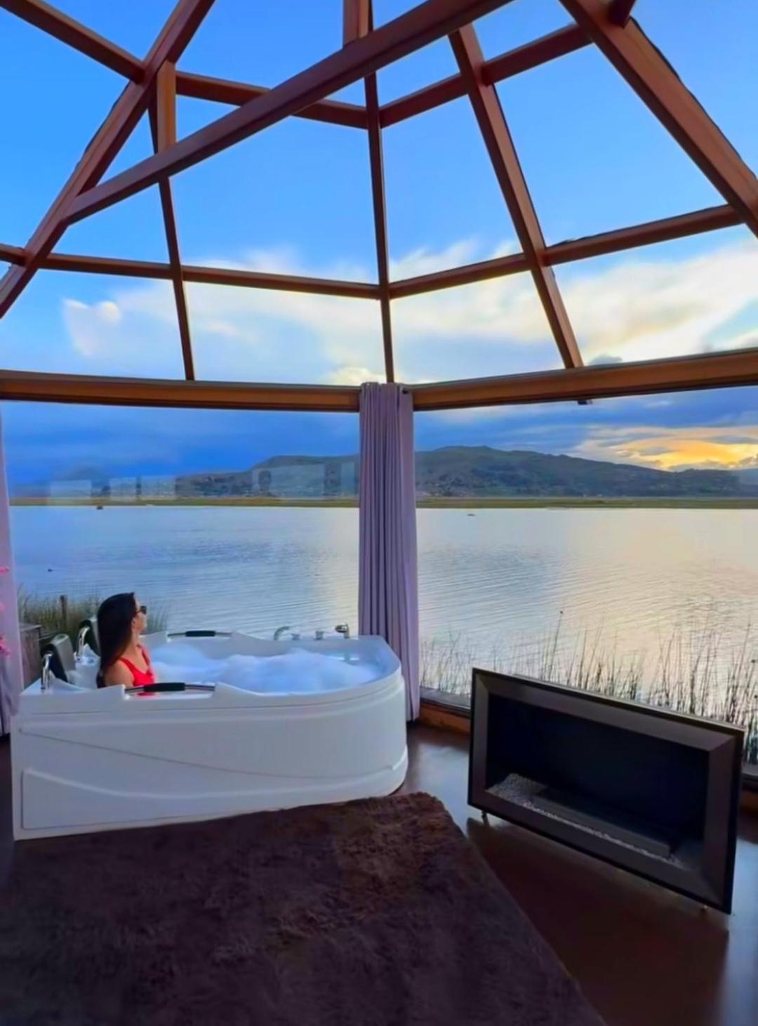 Uros Kay Pacha Lodge Puno Camera foto